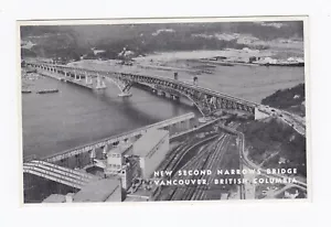 New Second Narrows Bridge Postcard Vancouver B.C. 1960 - Picture 1 of 2