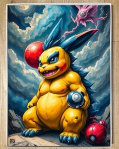 Pop Art Gaming Street Art SIGNED 1/1 ART POSTER Print CleverVision Art Labs OOAK - Picture 1 of 1