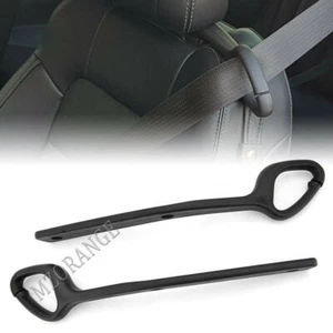 2 Pair Seat Belt Holder Extension Guide For Ford Mustang EcoBoost GT 2015-2021 - Picture 1 of 12