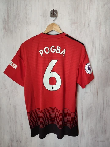 Manchester United 2018 2019 home Size L Adidas soccer shirt jersey kit tee Pogba Cover