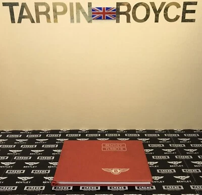 1986/87 Bentley Turbo R Owners Handbook, Bentley Owners Manual. TSD 4637 #LA81 - Image 1 of 4