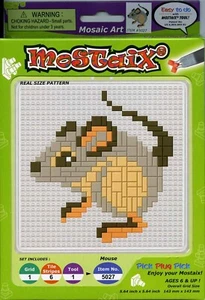 Mostaix Mouse Mosaico Arte Azulejos Artesanía Kit Bloque Puzzle Serie Azul Edad 3+ NUEVO - Imagen 1 de 7