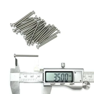 (PKG of 25) M3 x 35mm Machine Screw, Phillips Pan Head, A2 Stainless M3x35 - Picture 1 of 2