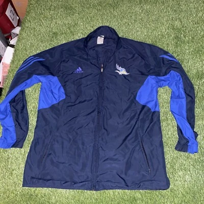 De Colección Cal State Bakersfield Roadrunners Adidas Chaqueta Para Hombres XL NCAA Azul Cremallera Luz Foto 1 de 4