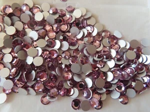 Full pack 288 Preciosa Flatbacks 34ss Light Amethyst/foiled. - Picture 1 of 2