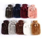 Plush Cold-proof Knitted Cover Faux Fur Hot Water Bottle Cover Hot Water Bottle