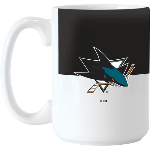 San Jose Sharks 15oz. Colorblock Mug Cover