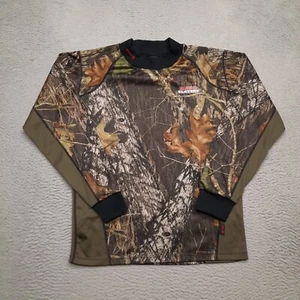 Scent-Lok Scentlok Base Layers Shirt Top Size Large Mossy Oak Camo Brown Slayers - Picture 1 of 9