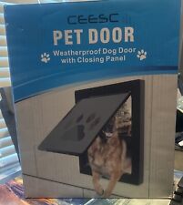 Pet Door Weatherproof Dog Door With Magnetic Closing Panel