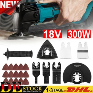 Für 18V Makita Akku Multifunktionswerkzeug Oszillierende Schleifgerät Multi-Tool - Bild 1 von 22