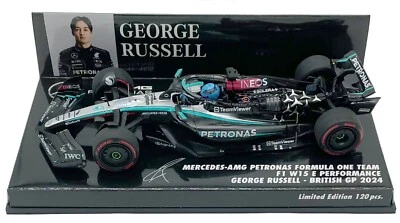Minichamps Mercedes-AMG W15 British GP 2024 - George Russell 1/43 Scale - Image 1 of 4