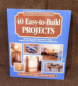 Pre Owned Vintage 40 Easy To Build Projects Paperback Book 1991 - Picture 1 of 4