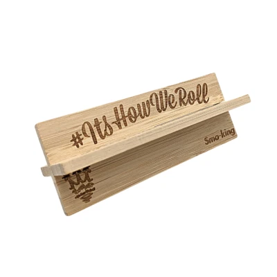 SMO, #ITSHOWWEROLL Premium SMO KING X Ultimate Tabler Bamboo Rolling Paper Cradle