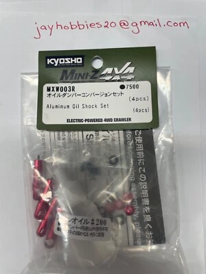 Kyosho America MXW003R Aluminum Oil Shock Set (4 pieces) - Image 1 of 2