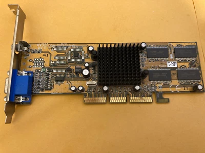 32MB Gigabyte AV32S REV 1.1 VGA /TV-OUT AGP Graphis Card - Image 1 of 2