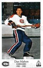 1982-83 Kingston Canadians #14 Dan Mahon