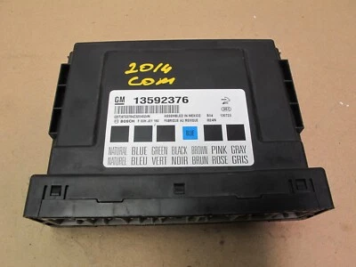 2014-2015 CHEVROLET CAMARO ТЕЛА КОМПЬЮТЕР УПРАВЛЕНИЯ МОДУЛЬ BCM 13592376 OEM - Изображение 1 из 4