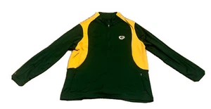 Green Bay Packers — Antigua 1/2 Zip-Up Pullover Jacket — Size Women’s XL - Picture 1 of 3