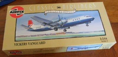 AIRFIX 03171 1:144 CLASSIC AIRLINERS VICKERS VANGUARD 1993 COMPLETO  - Immagine 1 di 2