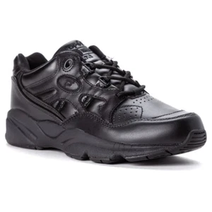 PROPET W2034 ESTABILIDAD ANDADOR CUERO NEGRO CORDONES TALLA 10 ANCHO - Imagen 1 de 4
