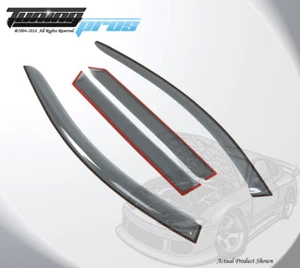 Light Gray Rain Visor Deflector 4pcs Out Channel For Audi A6 Avant Wagon 1999-04 - Picture 1 of 3