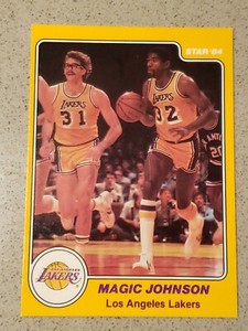 1984 Star # 13 Magic Johnson super rare near mint see scans