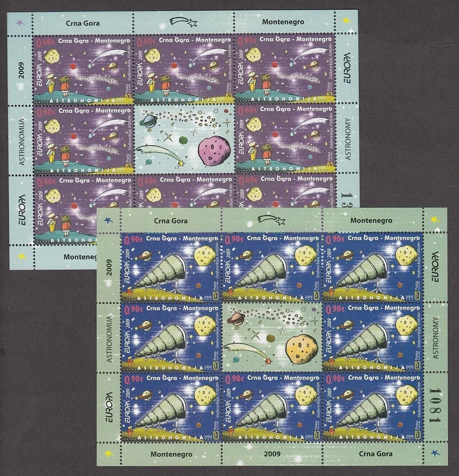 EUROPA CEPT. MONTENEGRO 2009 MINI HOJA. NUEVO Y PERFECTO - Imagen 1 de 1
