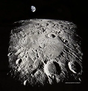Camiseta MOONSCAPE-2 lados Space Astronomy Earth Rise Science Apollo Talla S-XXL - Imagen 1 de 4