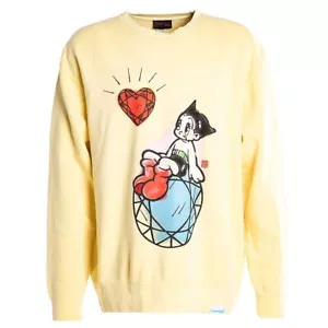 Nueva Sudadera Diamond Supply Co X Astro Boy Corazón Para Hombre Cuello Redondo PEQUEÑA RMHD-362 - Imagen 1 de 2