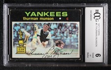 1971 Topps Thurman Munson #5 BCCG Good or Better