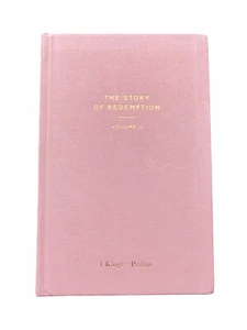 The Story Of Redemption Journal Volume 2 Kings-Psalms Pink Hardback 89 Day Study - Picture 1 of 5