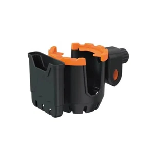 Stroller Handle Mount Cup Holder With Phone Pocket Motorcycle Bicycle Wheelchair - Picture 1 of 6