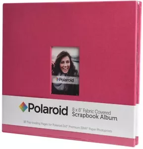 Polaroid PL2X3SBR Album fotografico tessile rosa e protezione fogli - Foto 1 di 5