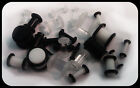 9 PIECE ACRYLIC Ear Stretcher Stretching PLUG Kit -1.6mm to 10mm- CHOOSE COLOUR!