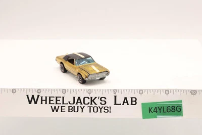 Custom T-Bird Gold Hot Wheels 1967 Mattel Redline vintage con techo negro Foto 1 de 4