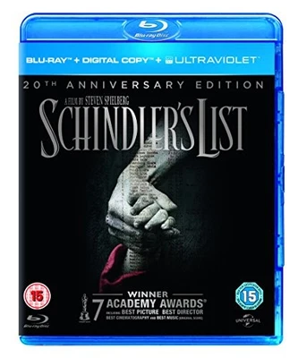 Schindler's List - 20th Anniversary Edition (Blu-ray + Digital Co... - DVD  J6VG - Image 1 of 2