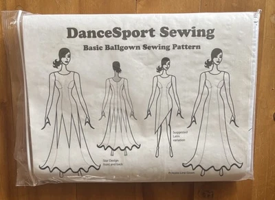 NEW DanceSpirt Sewing Basic Ball Gown Pattern & CD Uncut - Image 1 of 2