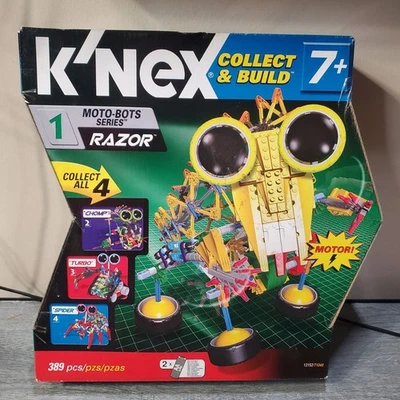 K'NEX 2009 Collect & Build Moto-Bots Building Set Series No. 1 RAZOR 389 Pcs - Image 1 of 4