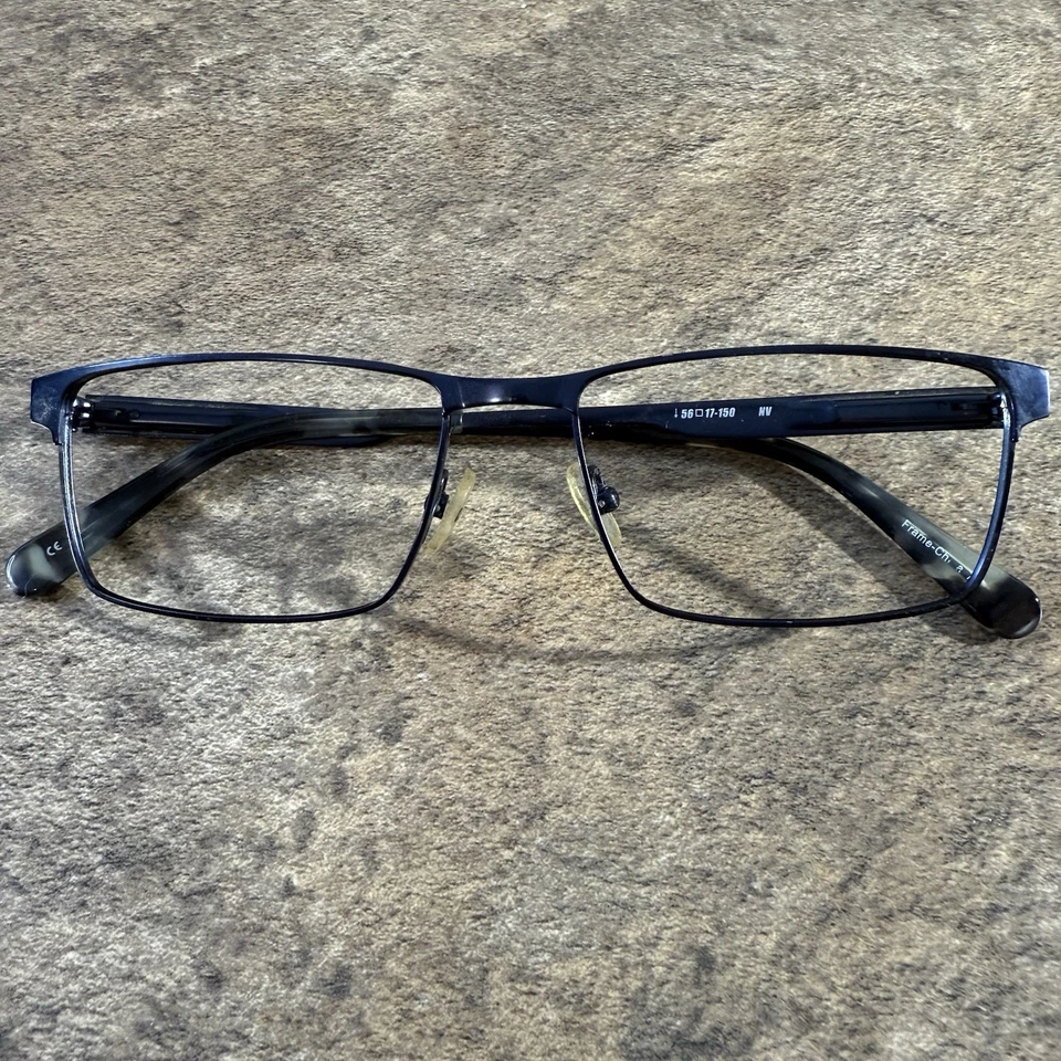Timex 2:33PM Eyeglasses Frame Only Black Flex Hinges Full Rim 56-17-150-35mm - Image 1 of 4
