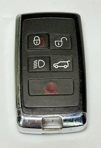 Mint Condition Genuine OEM 5 Btn Land Rover Smart Key Remote  KOBJXF18A  FOBU3LR - Picture 1 of 4