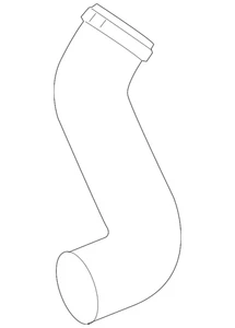 Genuine Nissan Lower Hose 14463-JF01B - Picture 1 of 2