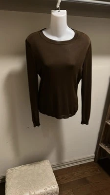 Vintage Couture Gianni Versace Brown Sweater Sz 44 - Image 1 of 4