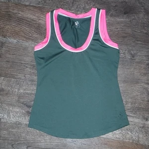 Athletic Tank Top Racerback Sleeveless Activewear Workout Gym - Picture 1 of 5