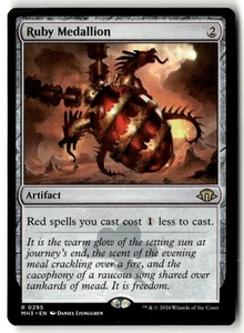 MTG - Ruby Medallion 295 Regular NM Modern Horizons 3 - Picture 1 of 2