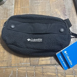 COLUMBIA Helvetia Hip Pack Unisex One Size Black Adjustable Belt Front Pocket~ - Picture 1 of 5