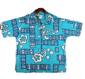 Camisa Evelyn Margolis Hawaiiana Hombre’s XL Hawaiana Madera Botones Manga Corta - Imagen 1 de 12