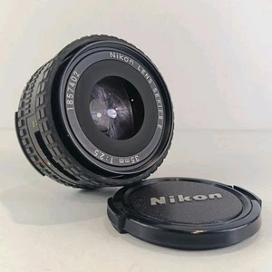 Nikon Series E 35mm f2.5 Ais Ai-s Wide Angle Lens Nikon 35mm Lens With Caps - Picture 1 of 8
