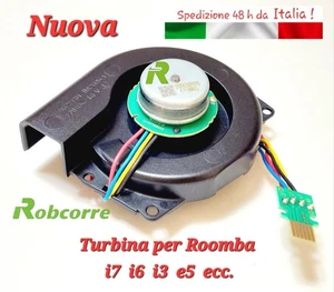 Turbina Ventola di Aspirazione co Motore per iRobot Roomba E5 I7 I3 I6 Errore 26 - Foto 1 di 7