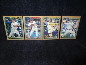(9) 2024 Topps Update Gold Parallel Baseball Card Lot all #/2024 Grisham Wacha - Picture 1 of 4