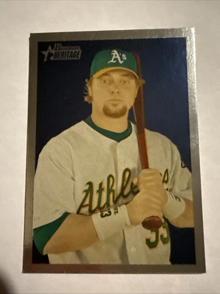 2006 Bowman Heritage Chrome #185 Nick Swisher - Image 1 of 2